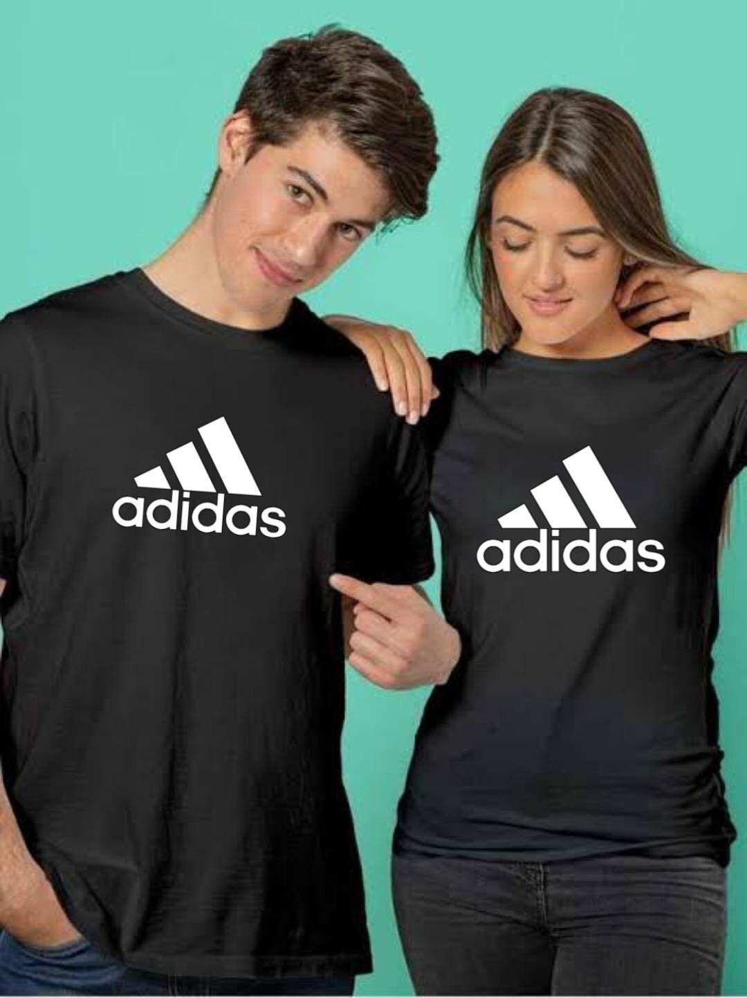 Adidas couple t top shirts