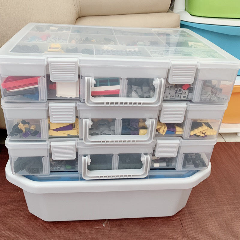 Multipurpose storage organizer box for Lego