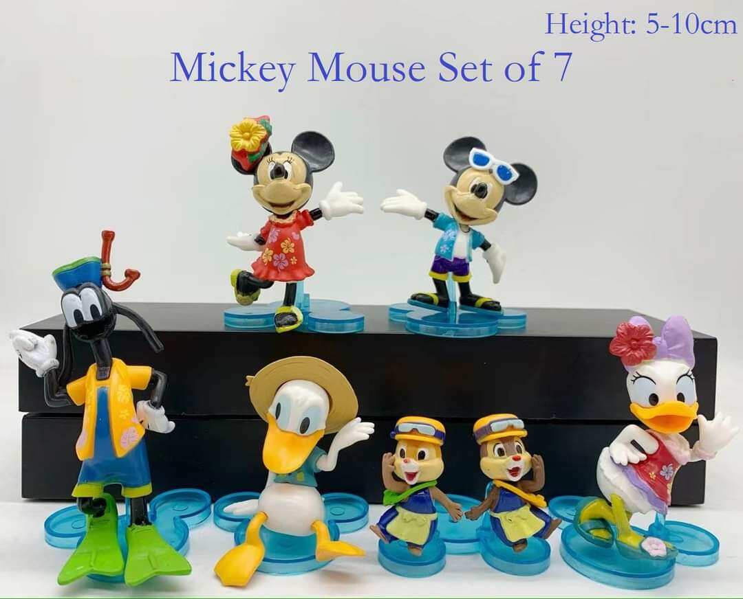 Mickey and hot sale minnie figures