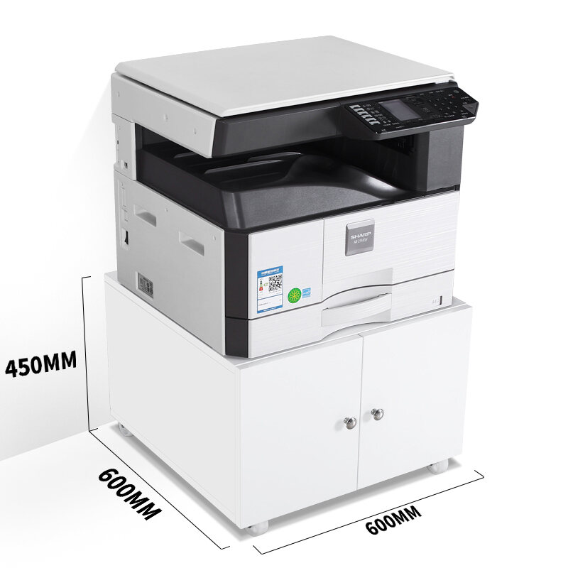 Printer Cabinet Floor A3 Copier Workbench Storage Cabinet Mobile Short Cabinet Large Printer Base with Wheels. 