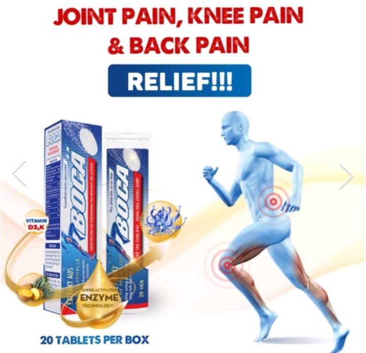 Boca Effervescent Tablets for Joints,muscles and bones Lazada PH