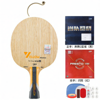 729 | Yellow and Blue Arylate Carbon Professional Ping Pong Racket