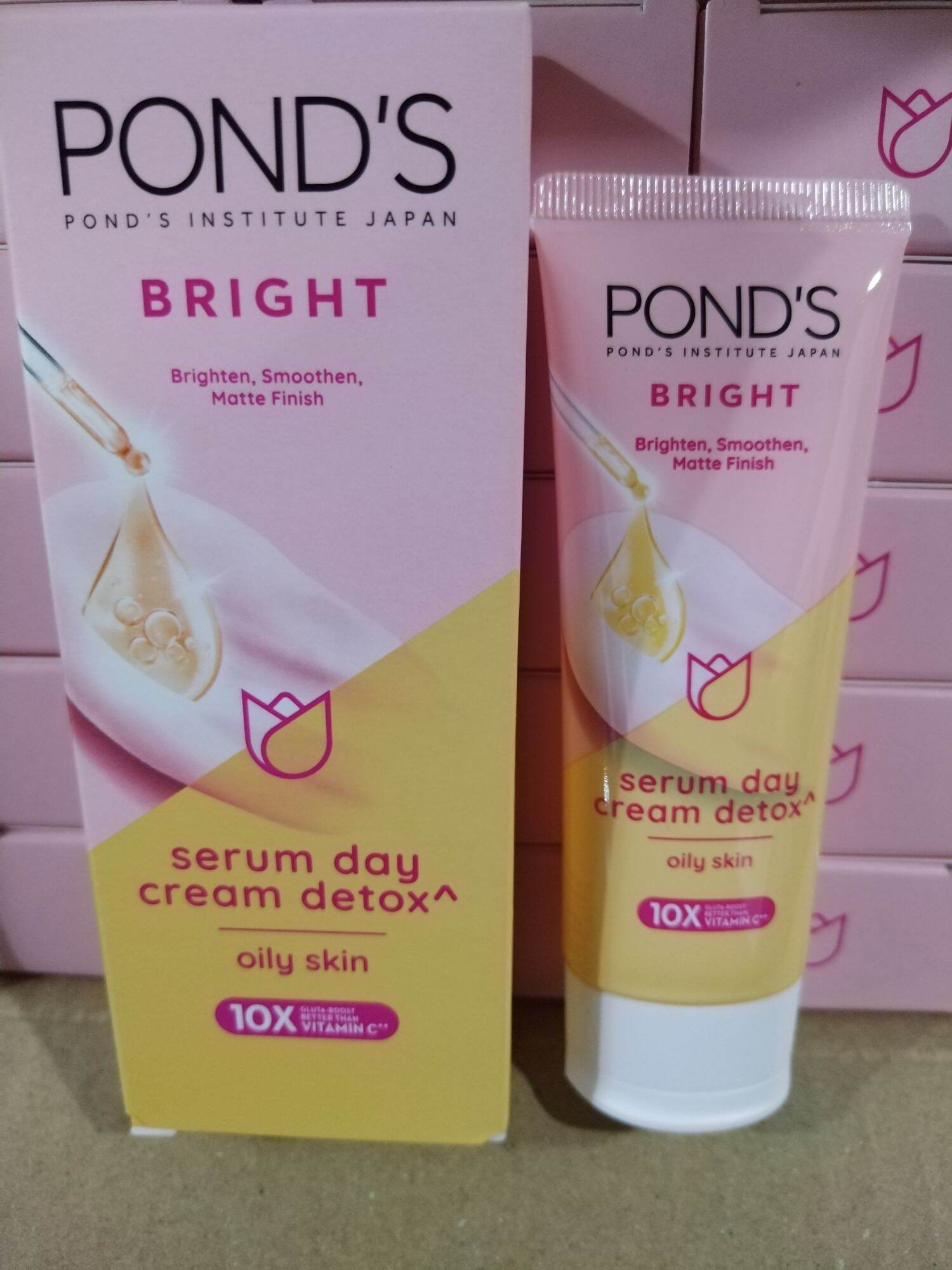 Pond's Bright serum day cream detox 40g