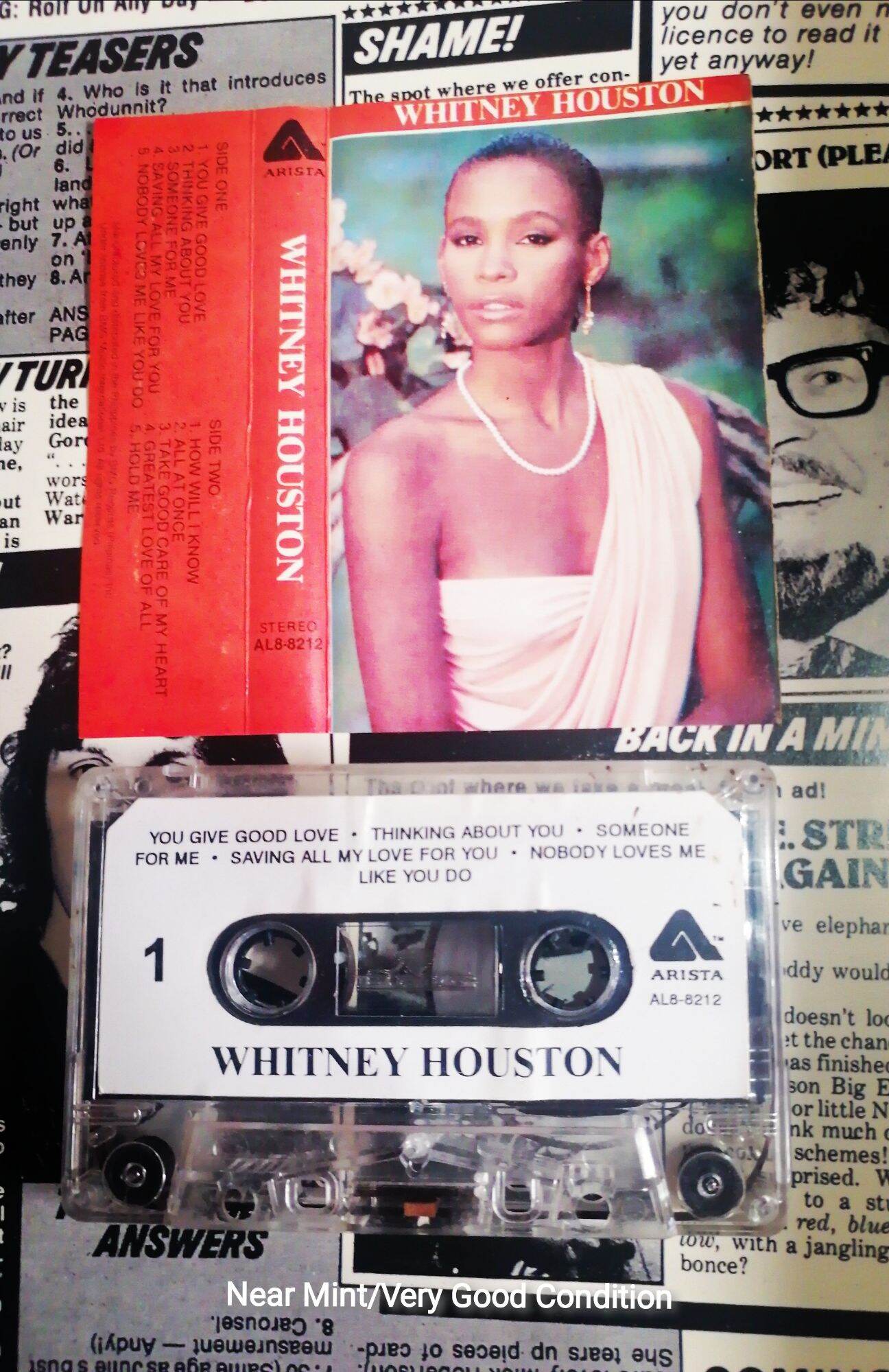 Whitney Houston Cassette Tape Original Cassette Tapes For Sale Vintage Cassettes Tape Pop Divas