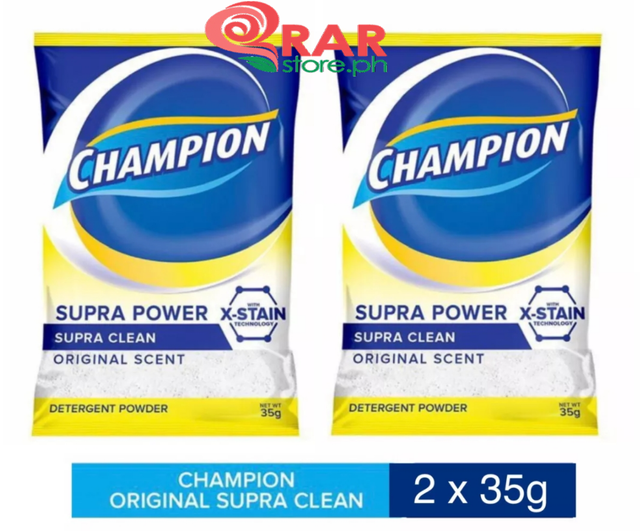 Champion Powder Original Scent 35g ( 2 pcs) Lazada PH