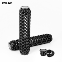 Shockproof 3D Printed Honeycomb Bicycle Grips Ultralight Road Bicycle Handlebar Grip Anti-slip MTB Handle Cover Bike Accessories