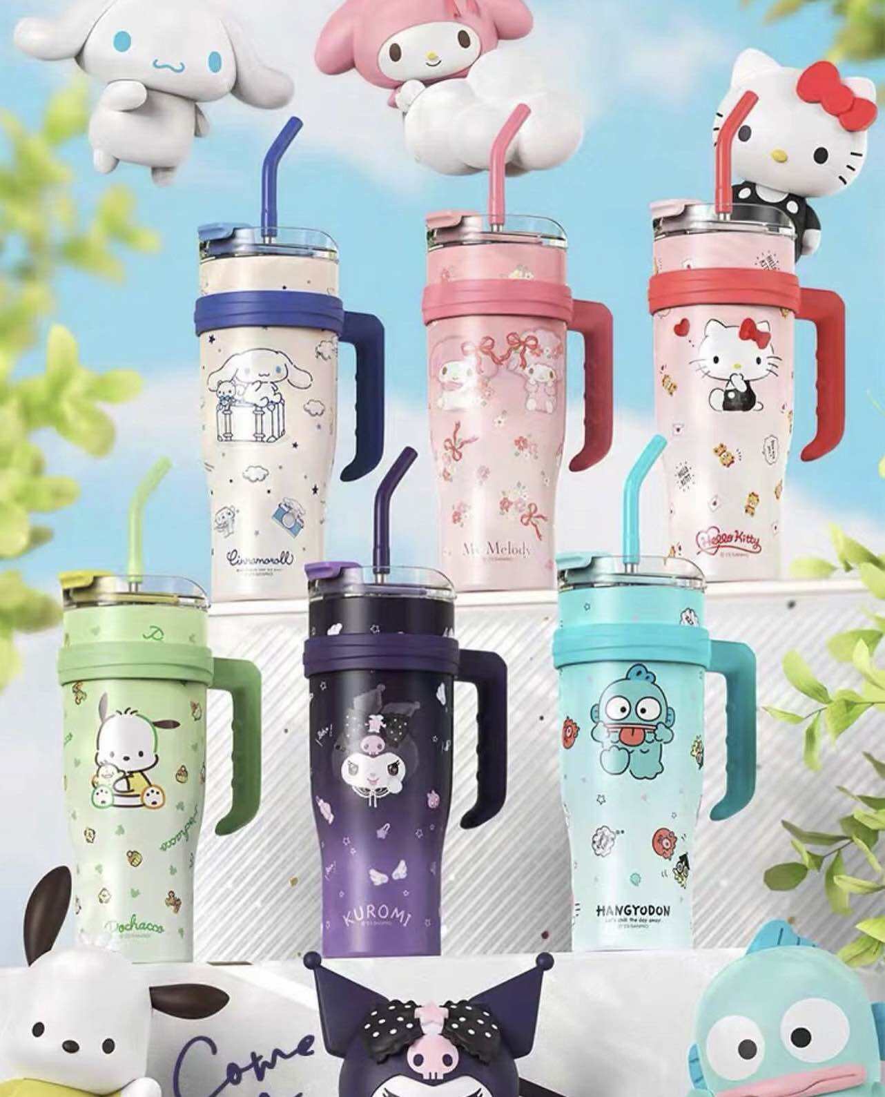 Sanrio Tumbler with Straw Warm Cool Lovely Cup Hello Kitty My Melody L –  KawaiiGiftLand