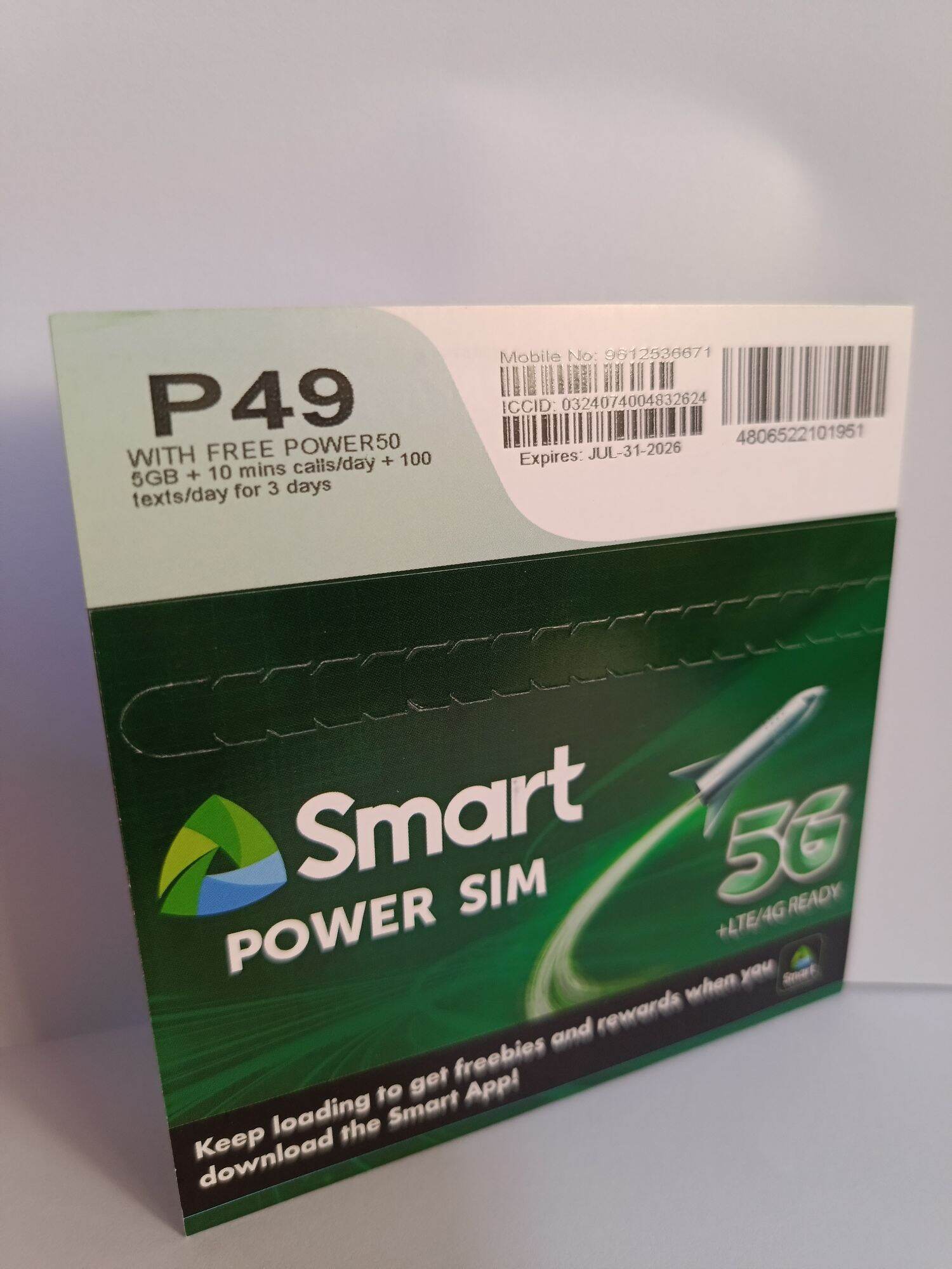 Smart Prepaid LTE+ 5G-Ready SIM