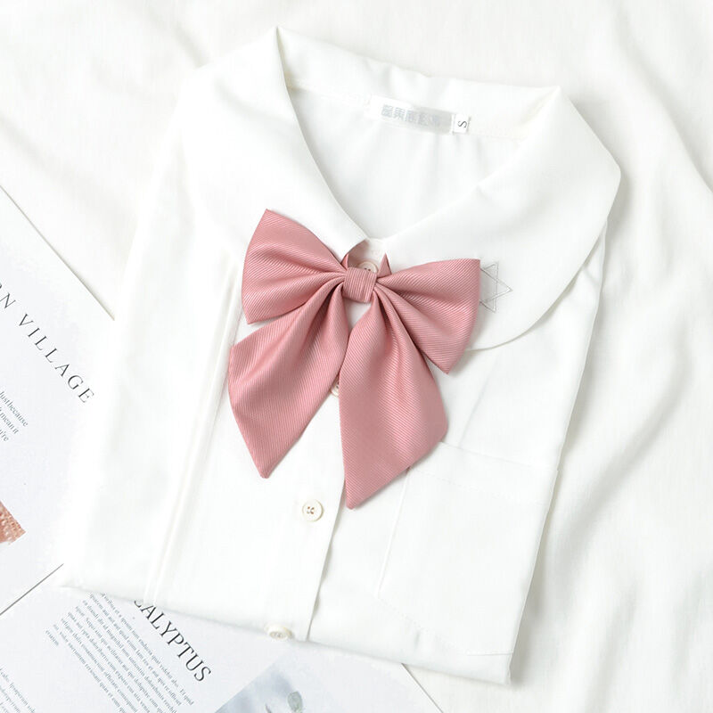 Graduation Photo Wine Red Scholar Uniform Bow Tie Bow Female Japanese Style JK Student Preppy Style School Uniform Sailor Suit Bow Tie. 