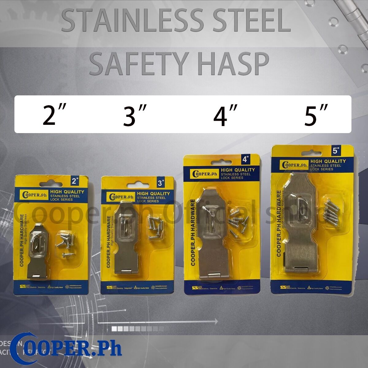 Cooper ph CP 08 25 7 8 9 Stainless Steel Safety Hasp 2 3 4 5 cooper-ph-cp-08-25-7-8-9-stainless-steel-safety-hasp-2-3-4-5