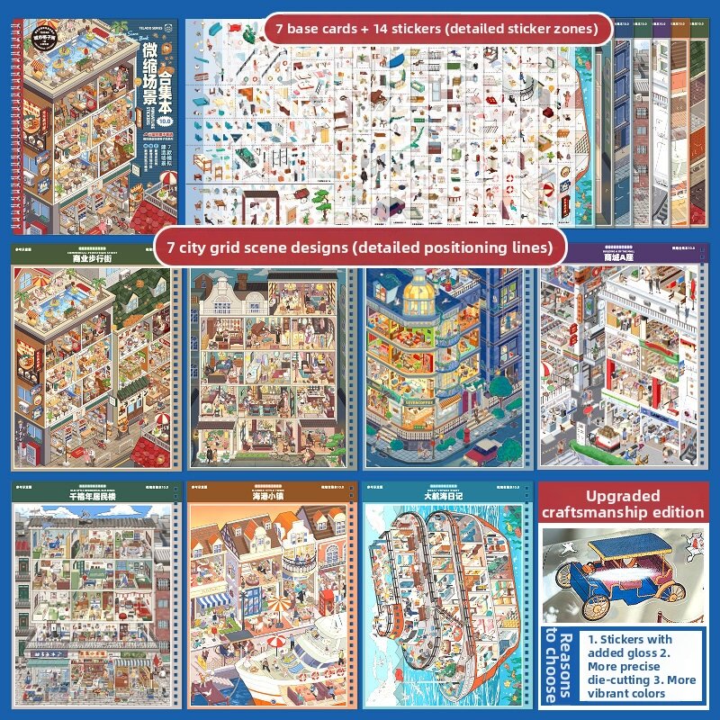 Micro Diorama Kit Scene Stickers