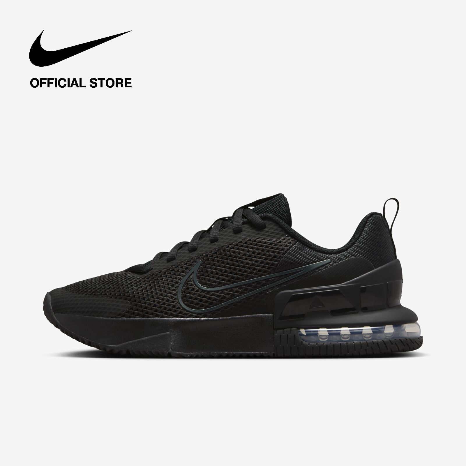 Nike Womens Air Max Command Running Shoes Black Synthetic - Main Image
