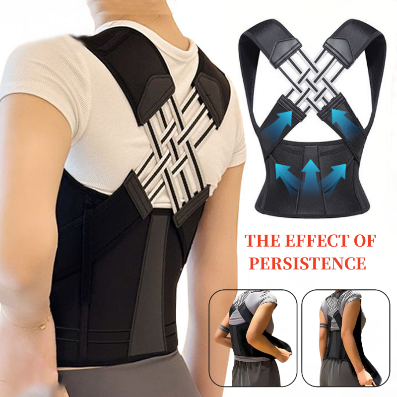 MELEDE Adjustable Back Brace for Spinal Support and Posture