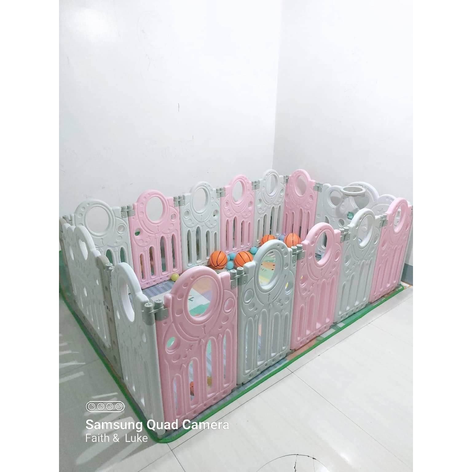 Playfence new BIG PARTY playfence playpen for babies | Lazada PH