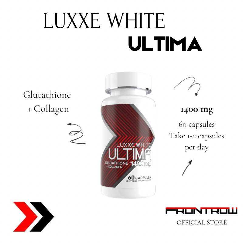 ultima glutathione Luxxe White ULTIMA 1400mg Antioxidants Boosters Supplement 60 Capsules  Glutathione Supplement 30 Days Supply Glutathione 500Mg Glutathione + 275Mg  Boosters - Lazada