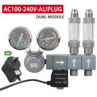 Aquarium DIY CO2 Regulator Solenoid Valve Bubble Meter CO2 Control System Fish Tank CO2 Pressure Reducing Valve Equipment