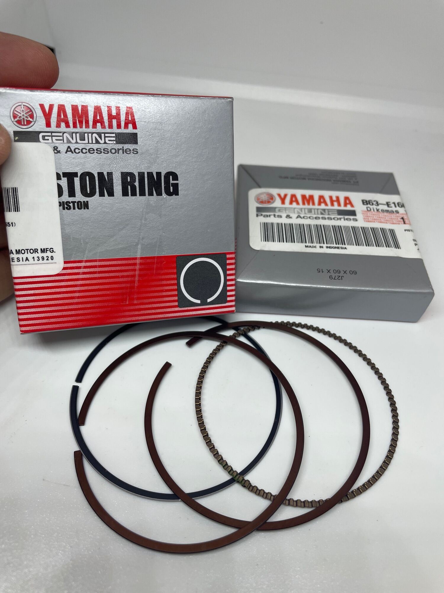 Piston Ring Set (STD) Aerox v1,v2/Nmax v1,v2 B63E160300 Yamaha