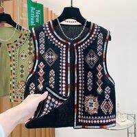 AIYITI | Bohemian Embroidered Waistcoat Vest for Plus Size Women