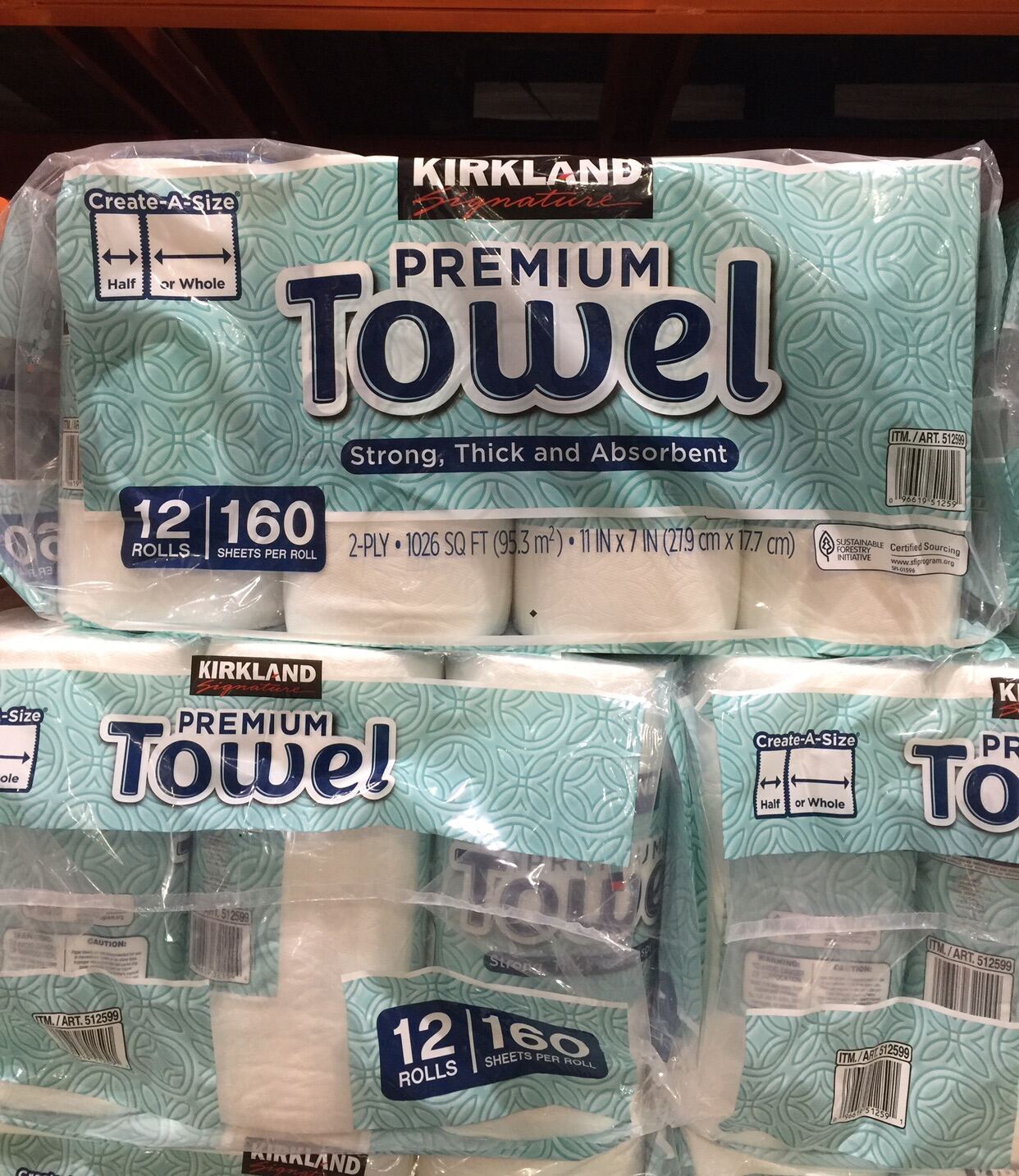 KIRKLAND SIGNATURE PAPER TOWEL 80/140/160 SHEET 2Ply 12 ROLLS Lazada PH