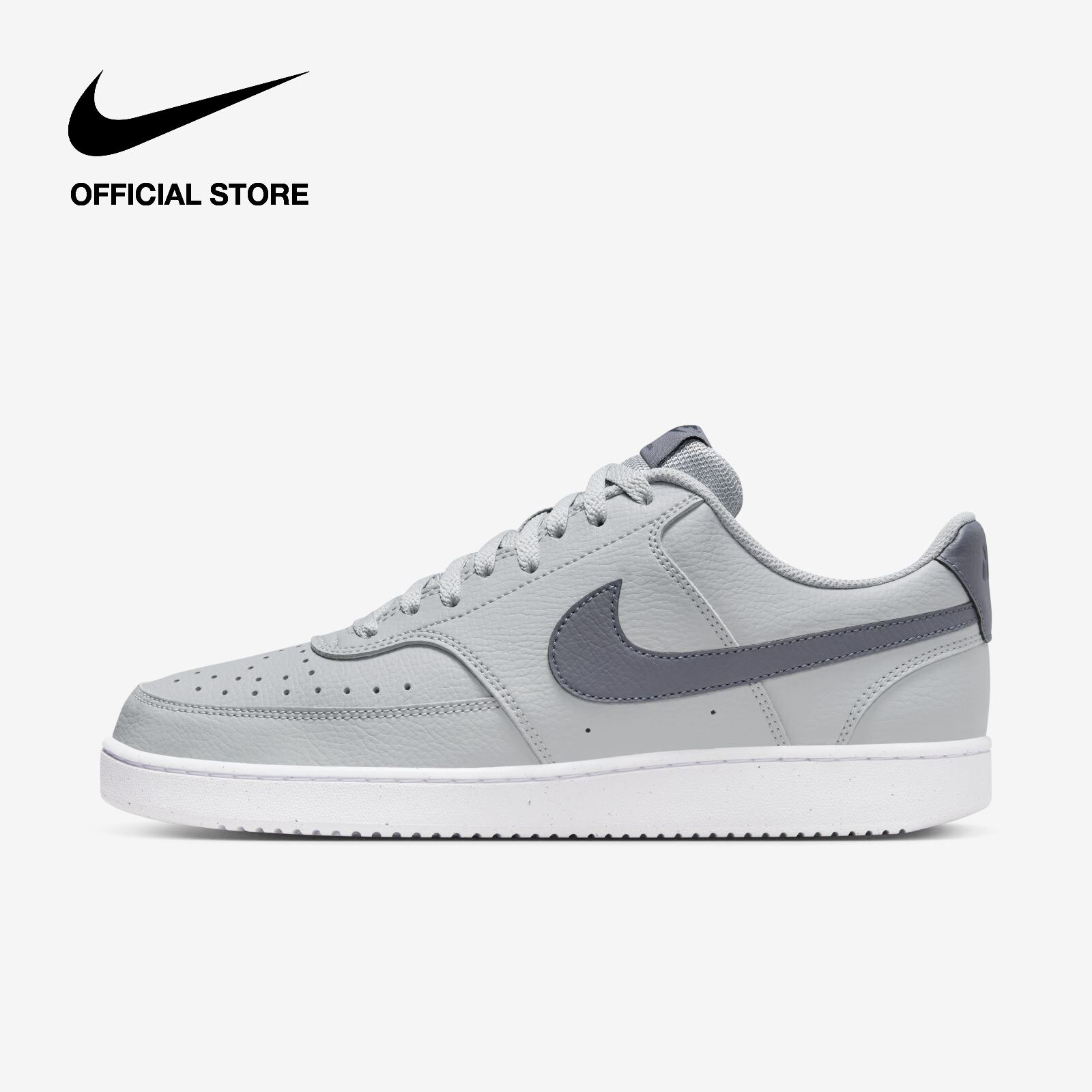 Discount on Nike  shoes - SKU: Nike Men's Court Vision Low SE Next Nature Shoes - Wolf Grey