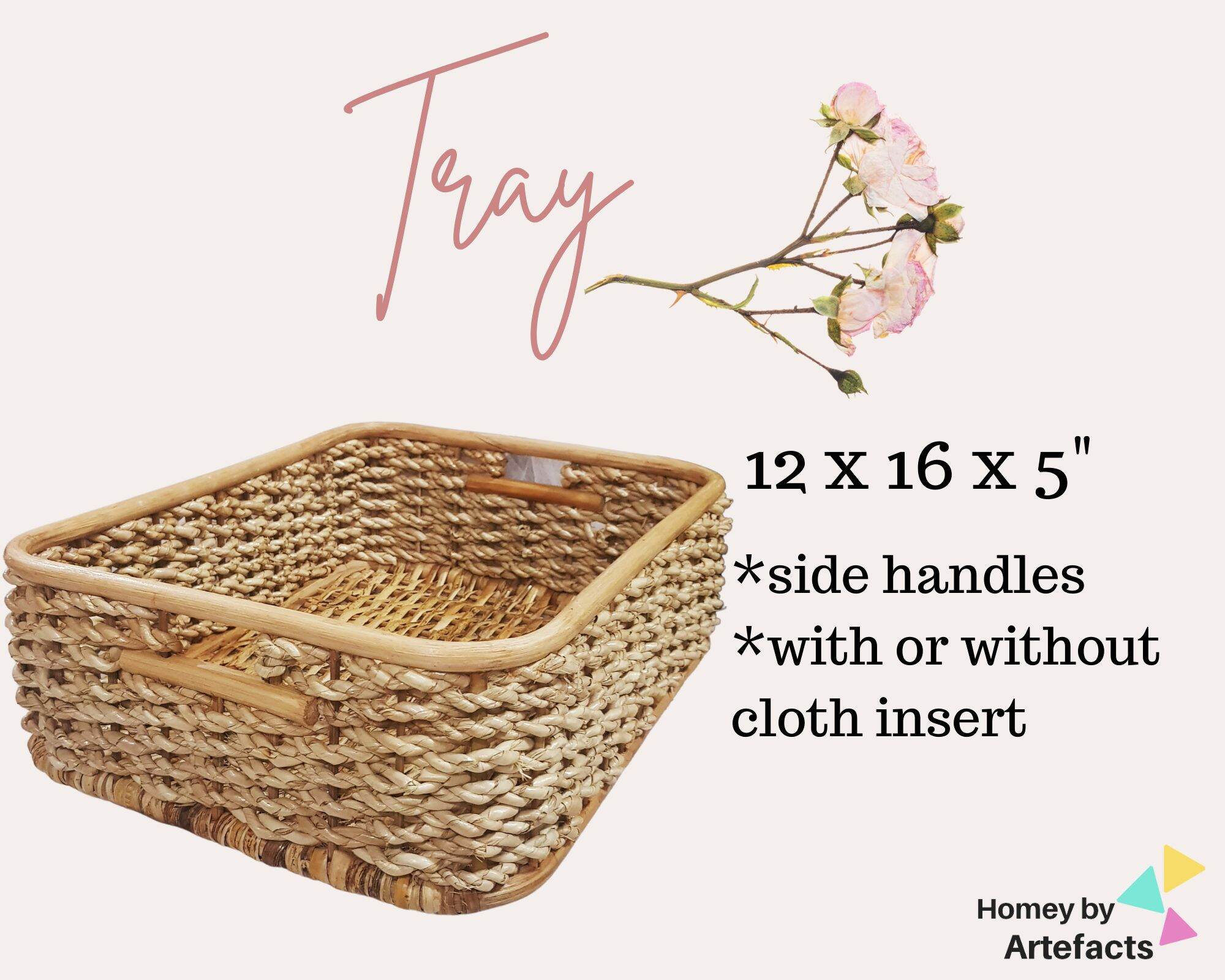 Rattan Tray basket Native Tray Handmade Tray Lazada PH