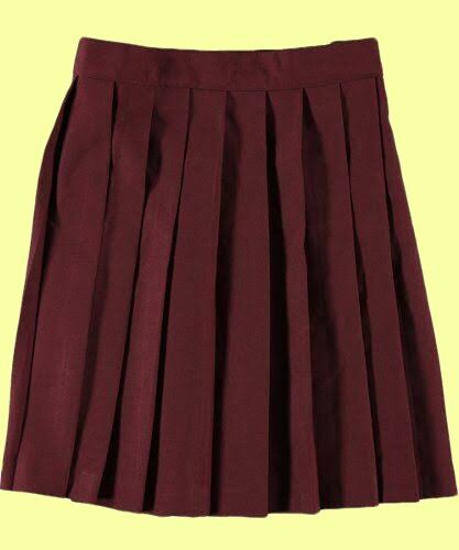 Burgundy 2025 uniform skirt