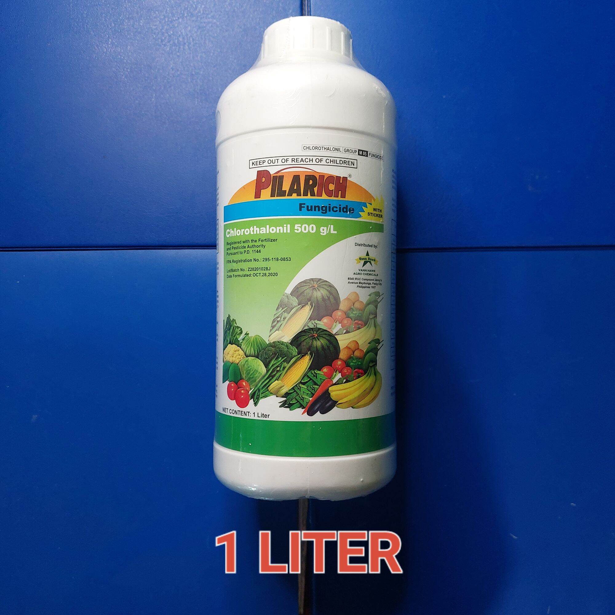 PILARICH (1 LITER) CHLOROTHALONIL FUNGICIDE BY VANN HAWK | Lazada PH