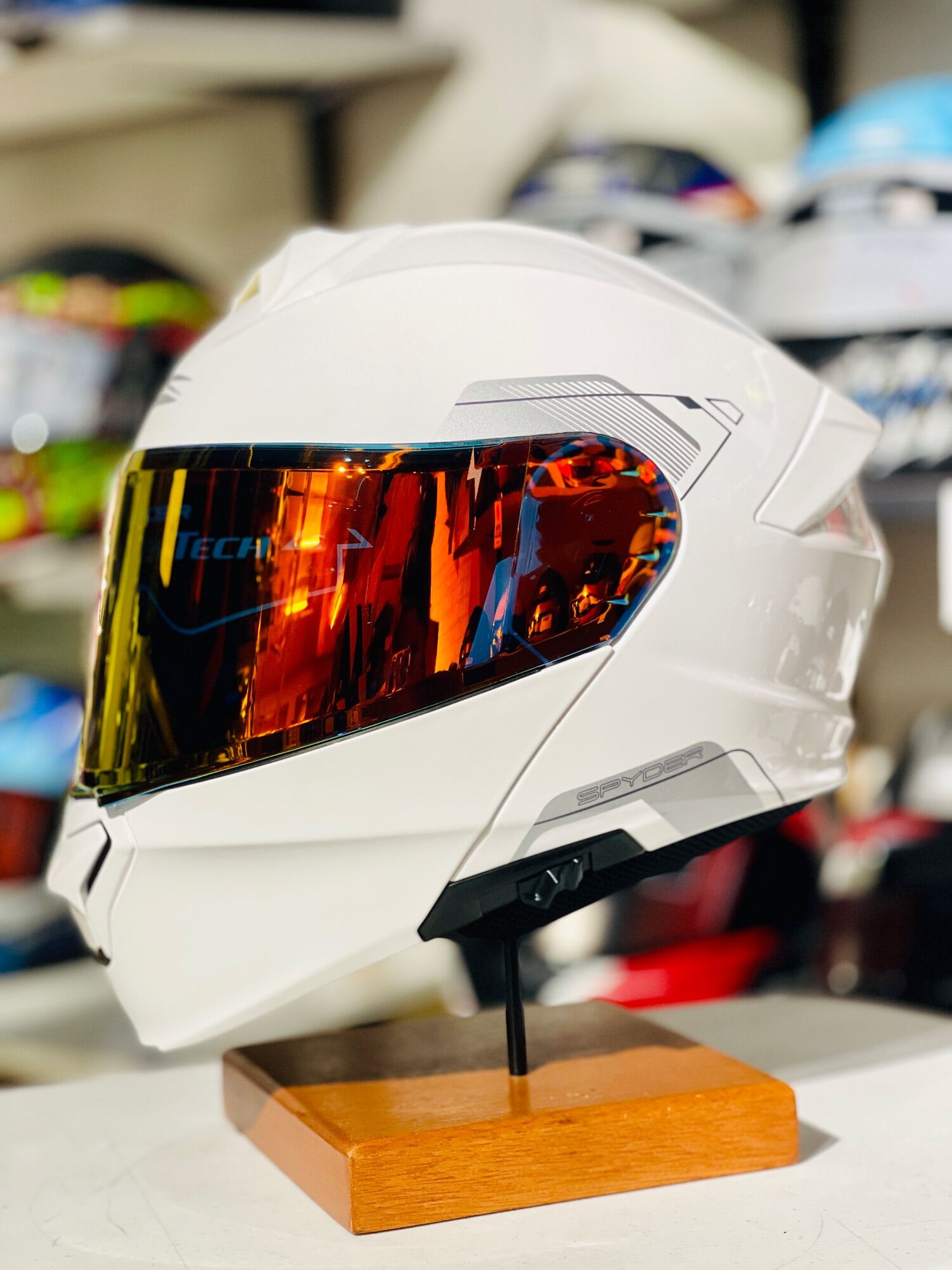 SPYDER FORCE V2 Modular Dual Visor Helmet + Free Clear Visor