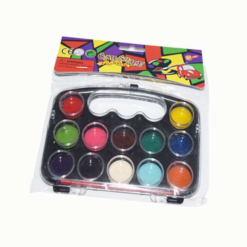 12Color Water color paint Design painting Arts & Crafts SUITCASE STYLE school supplies