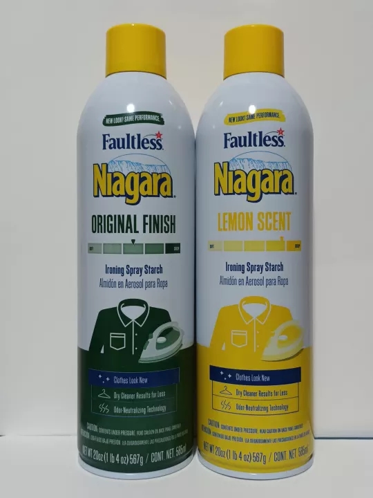 Faultless Niagara Original Finish Ironing Spray Starch, 20 oz