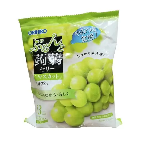 Orihiro Konjac Jelly Grapes 6's per pack