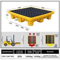RUIKELAIXIANG | Secondary Containment Tray For Chemical Drums Leak Prevention Plastic Pallet