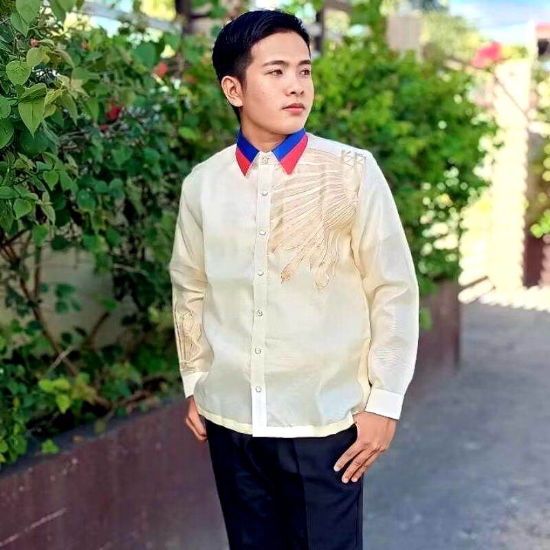 Mens Modern Barong tagalog sinag design | Lazada PH