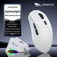 ATTACK SHARK M3PRO Wireless Gaming Mouse Bluetooth Triple Mode 1000Hz Polling Rate PAW3311 Sensor Lightweight Ergonomic Design for PC Laptop Gaming