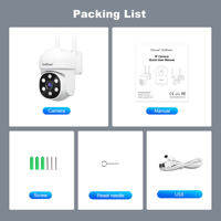 SriHome | Srihome Wireless Monitoring Camera PTZ AI 1080P Home Security Camera Night Vision Human Detection Video Surveillance CCTV SH061