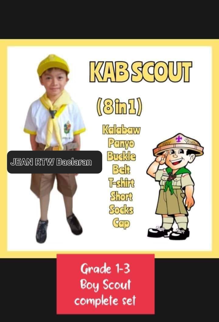 KAB SCOUT UNIFORM SET Swim Shorts For Men Crepe Material Clothing