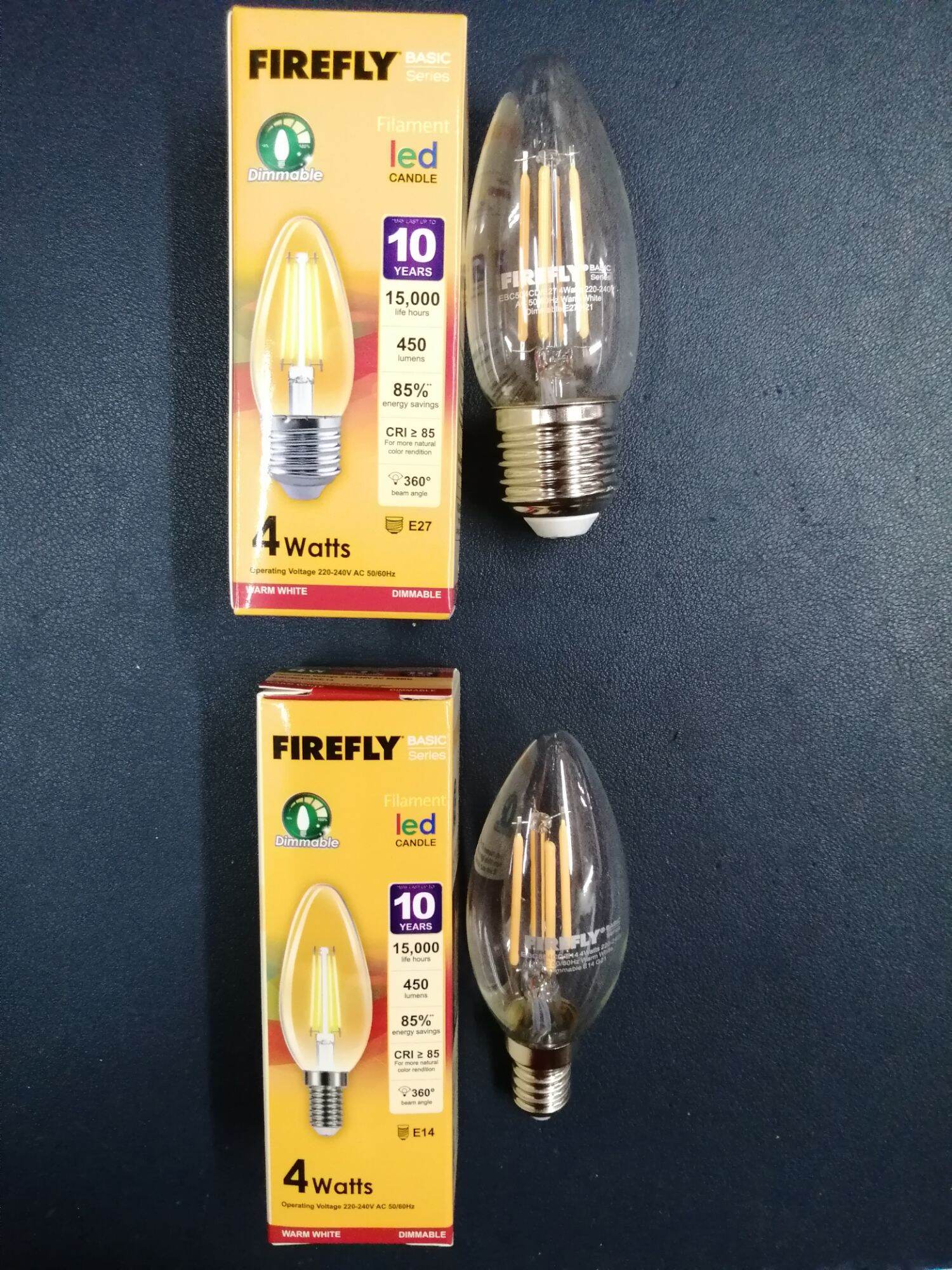 Firefly dimmable store led light bulb