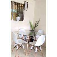 TEMPERED GLASS TABLE / DINING / COFFEE TABLE / COUNTER / MEETING TABLE / ROUND