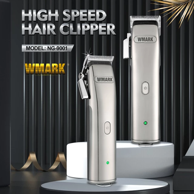 New!WMARK NG-130 Wireless Charging Hair Clipper High Speed