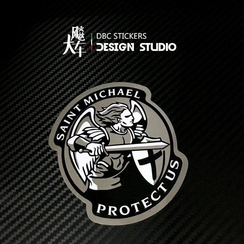 Archangel St. Michael Morale Stamp Military Military Logo 05 Car