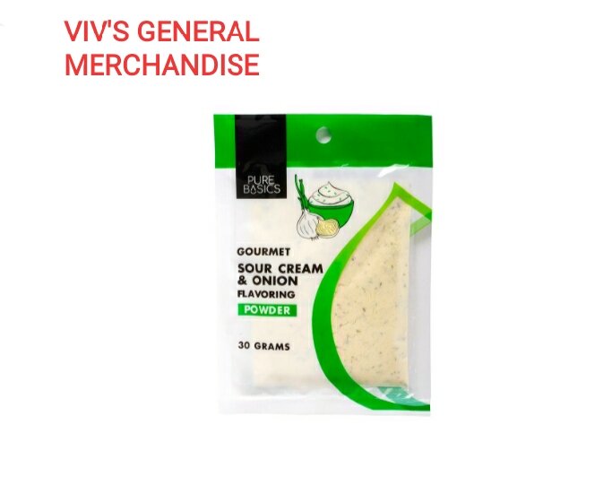 Pure Basic Sour Cream and Onion Powder ( 30g ) Lazada PH