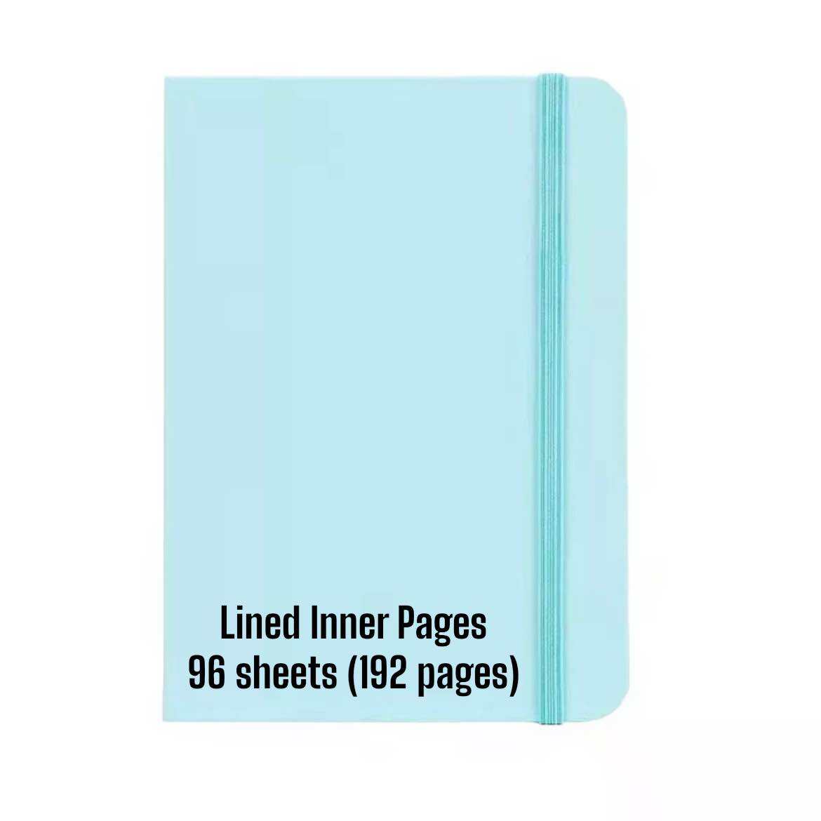 Sugar LINE Pastel A5 Hardbound Notebook with Garter / Hardcover. 