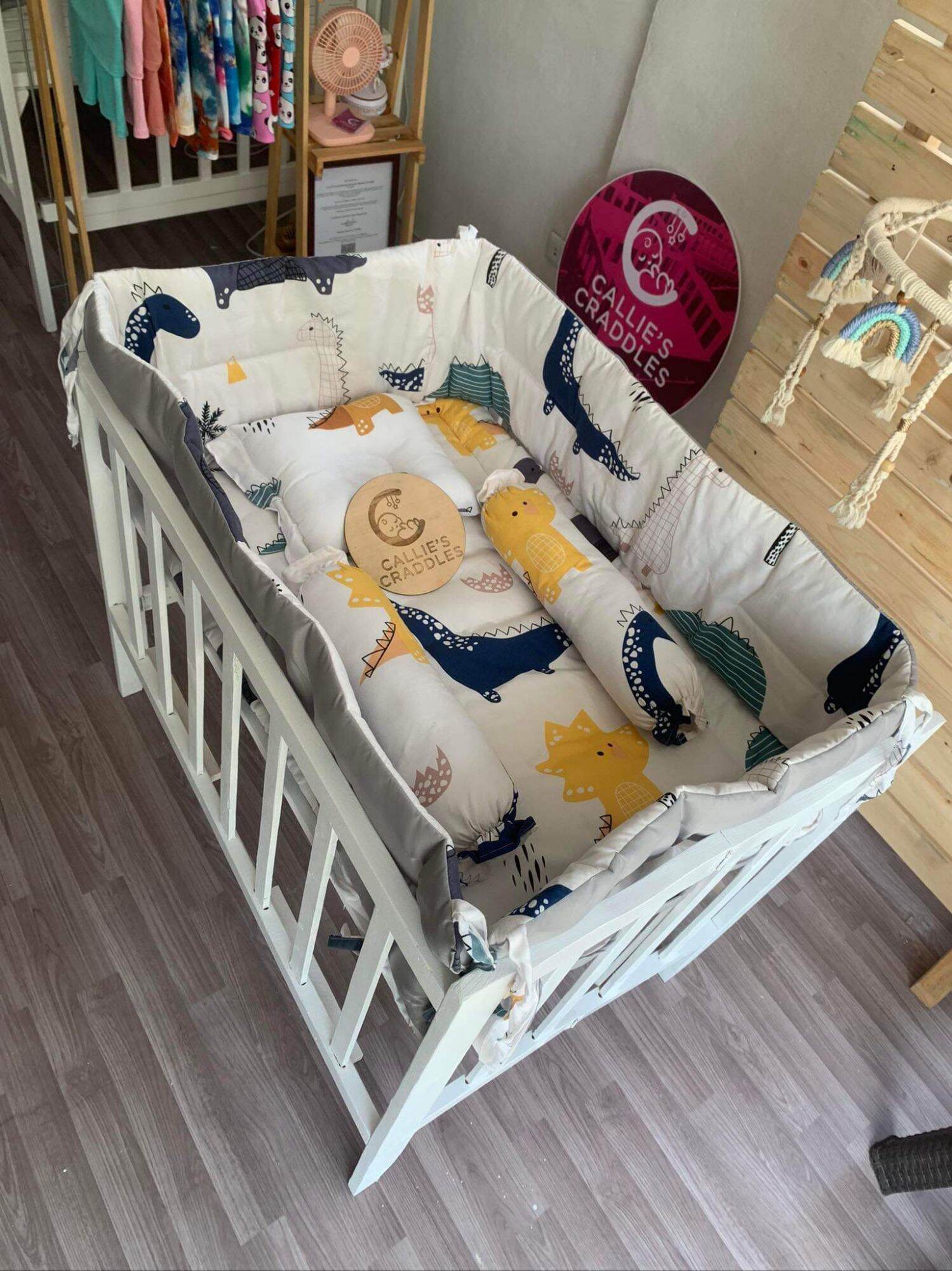 Wooden best sale crib lazada