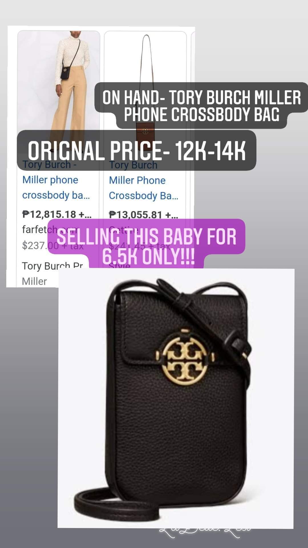 Original Tory Burch Miller Phone Crossbody Bag | Lazada PH
