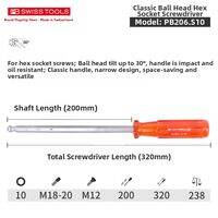 PB Swiss Tools | Small Straight Hex Screwdriver Single Tool