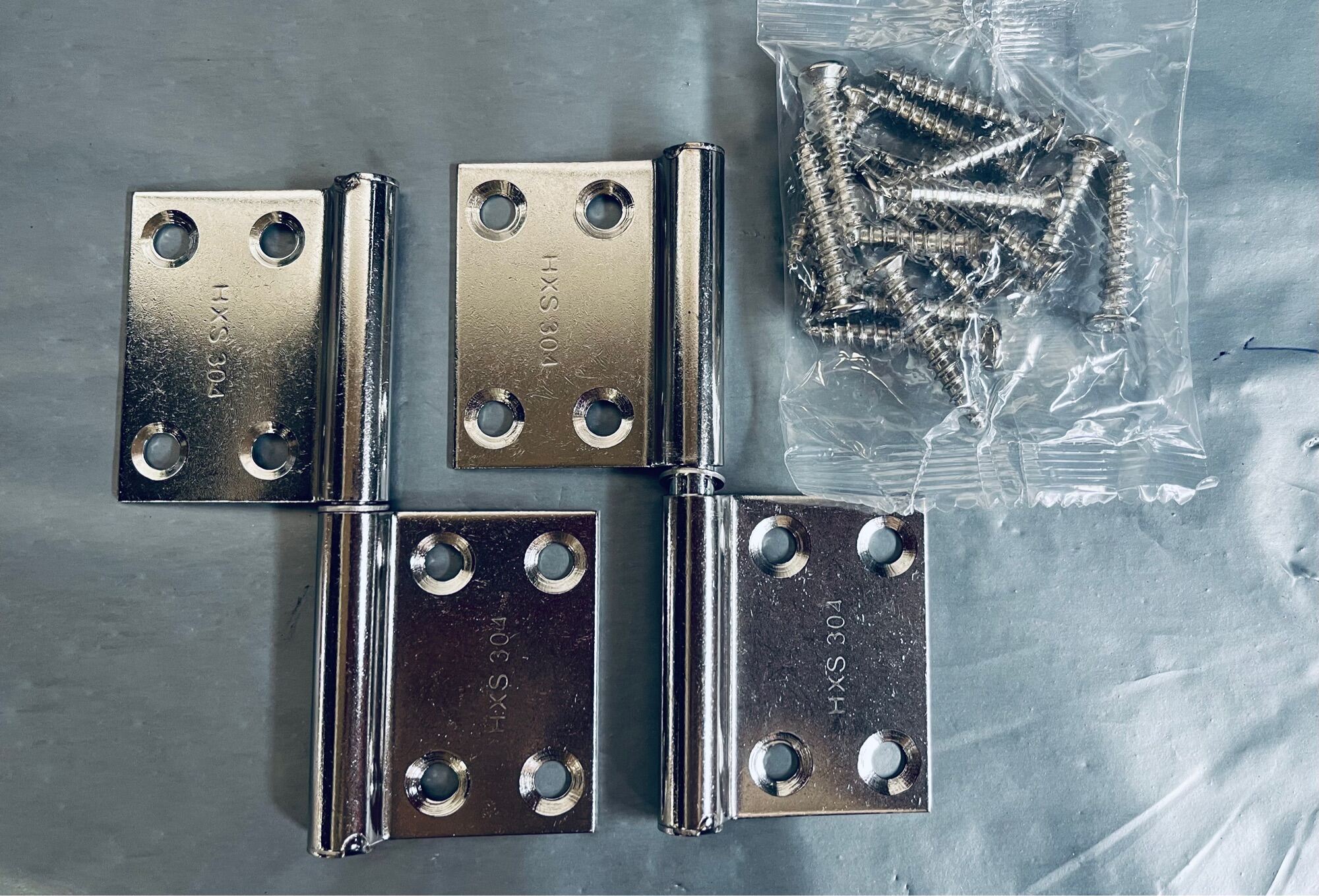 (pairs for sale)stainless 4inch plastic door butterfly hinges with