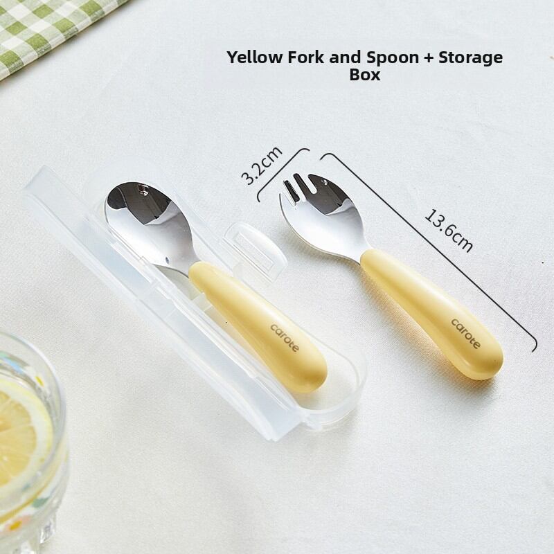 CAROTE | Portable Child Utensil Set 304 Stainless Steel