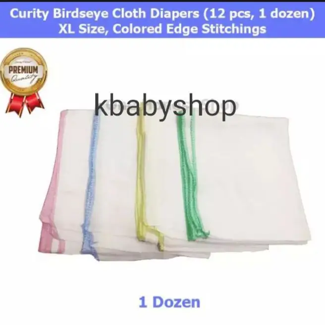 GAUZE LAMPIN COTTON Cloth Diapers soft absorbent Curity