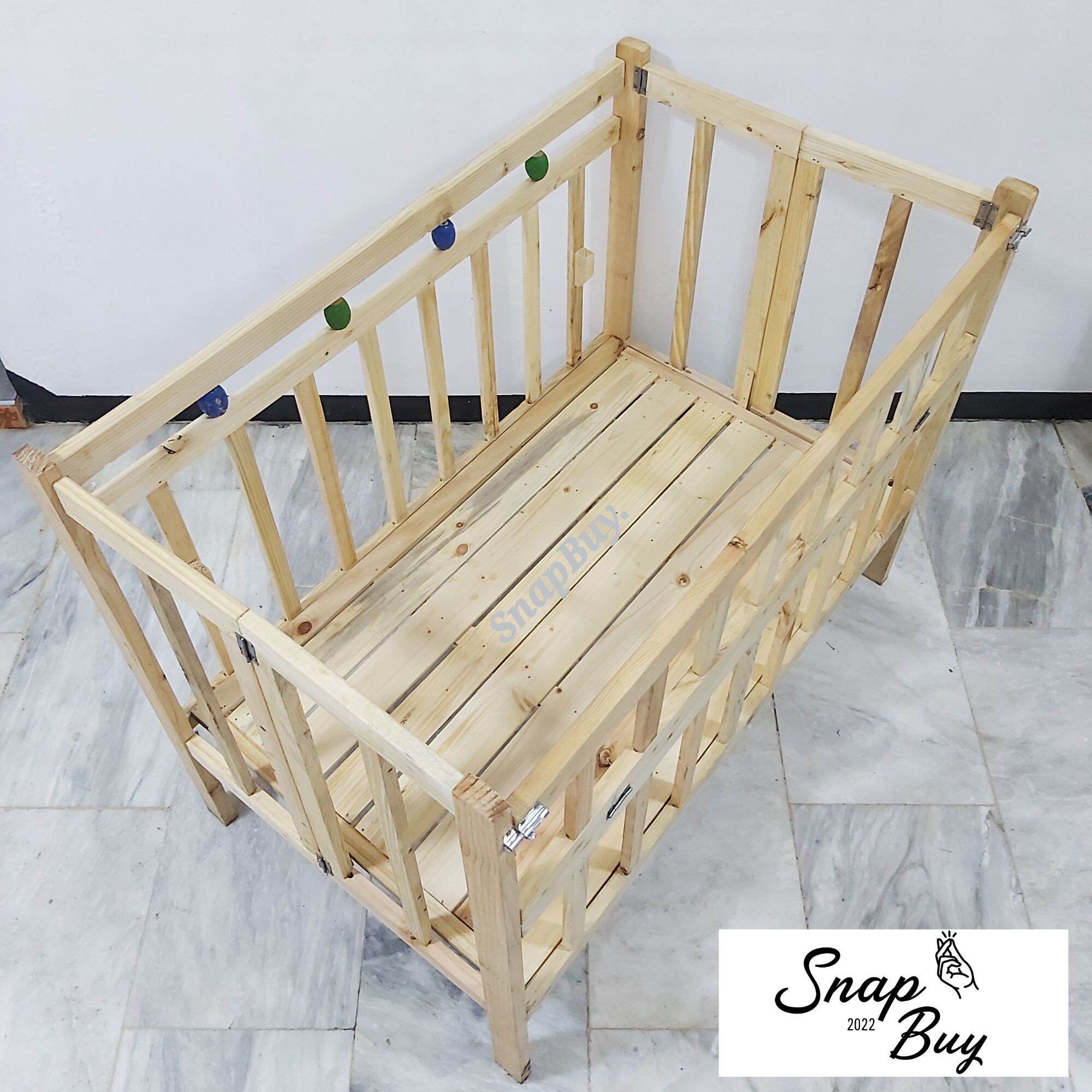 Baby crib made from sales pallets