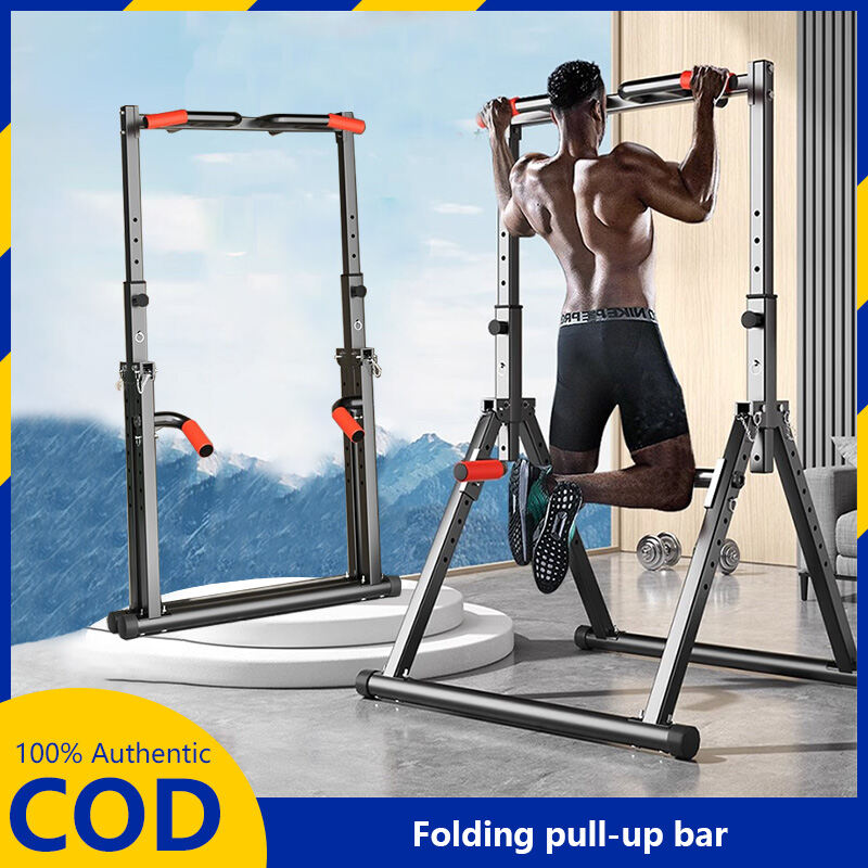 Folding Pull-Up Bar for Home Workouts - Floor Standing